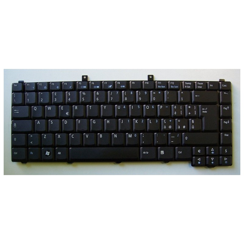 Tastiera Acer Aspire 1410 1640Z 1650Z 1680 1690 3000 3020 3610 3620 3630 5000 5020 5560 5590 Extensa 3000 4100 TM 4310, Italiana