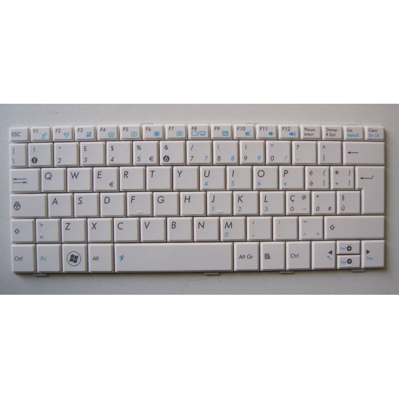 Tastiera Asus EEE PC 1005HA, 1008HA, Bianca, Italiana