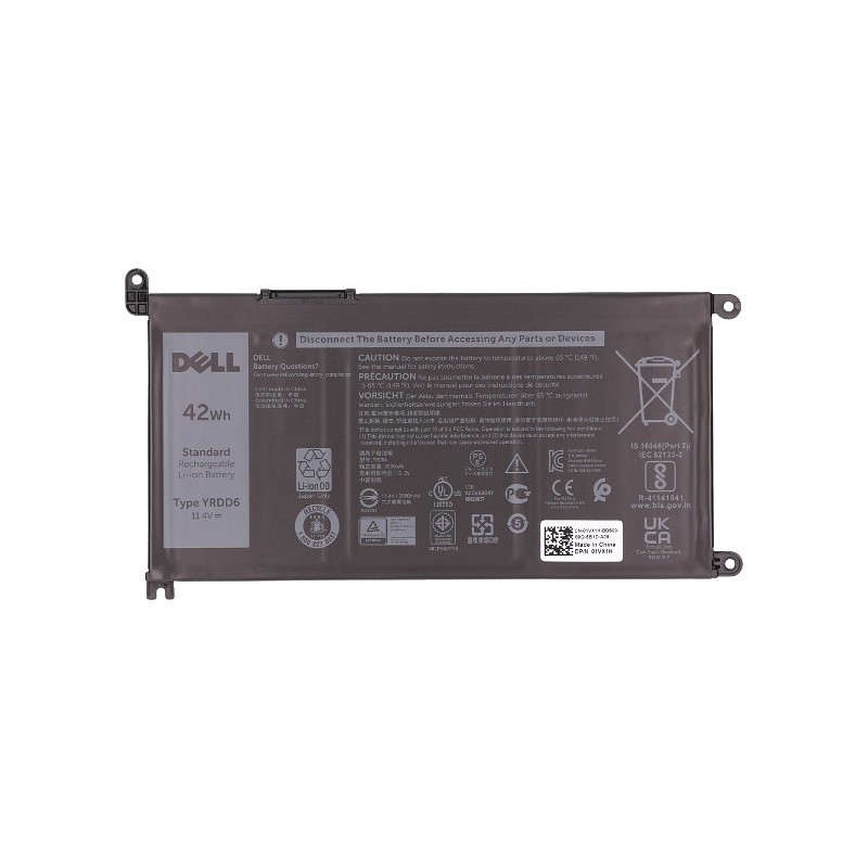 Batteria Dell Inspiron 15 3502 3505 3590 3580 3581 3582 3584 3593 5584 5590 5593, YRDD6, Originale